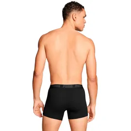 Puma Herren Everyday Basic Boxer Boxershorts Men Unterhose Unterwäsche Pack Farbe:Black/Phantom, Bekleidungsgröße:M - M