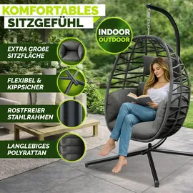 tillvex Hängesessel Dunkelgrau