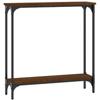 VidaXL Konsolentisch Braun Eichen-Optik 75x22,5x75 cm Holzwerkstoff