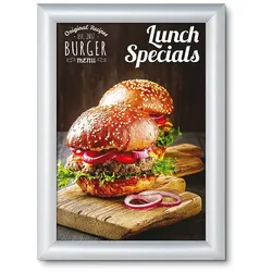 SHOWDOWN Displays Showdown Klapprahmen 25mm DIN A4 - B1 - Aluminium - Silber