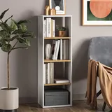 Vicco Bücherregal Tomy 40 x 120 x 30 cm Weiß