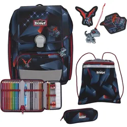 Scout Genius Schulranzen-Set 4 teilig Exklusiv LED Gravity