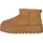 VAN HILL Damen Plateau Boots Profil-Sohle Trendy Schuhe 840596 213307 Hellbraun, 39 - 39