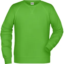 Herren Raglan Sweatshirt - Farbe grün - Größe 5XL