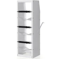 VEVOR Kältemitteltankgestell, mit 3 Flaschentanks 30–50 lbs, Flaschentankgestell 372 x 355 x 1170 mm, Kältemittelflaschengestell, Gasflaschengestelle und -halter für Freon, Gase, Sauerstoff