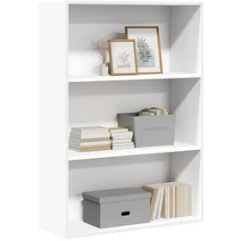 vidaXL Bücherregal 80 x 30 x 114 cm Weiß