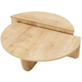 vente-unique Couchtisch Naturfarben Hell Holz 90 x 30 cm