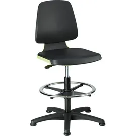 bimos Arbeitsstuhl Labsit 3, PU grün Sitzhöhe 520-770 mm