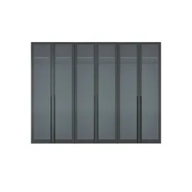 Dreamer eXpress Drehtürenschrank Dreamer 303,1 x 236 x 58 cm Schwarz