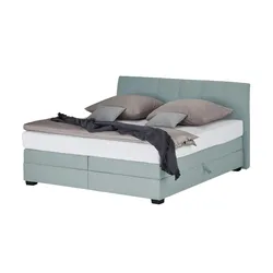 vanDoorn Boxspringbett  Chiara ¦ blau ¦ Maße (cm): B: 172 H: 107