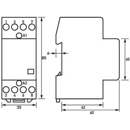 Doepke Schütz 4 Schließer 230V 1St.