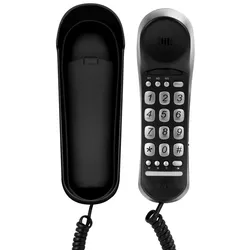 Profoon TX-105 - Schnurgebundenes Telefon, Schwarz