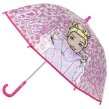 Barbie Regenschirm Ø71cm – Glam Kinderschirm transparent Ø 71 cm