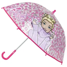 Barbie Regenschirm Ø71cm – Glam Kinderschirm transparent Ø 71 cm