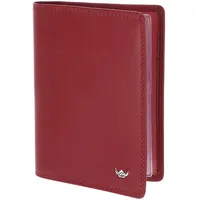 Golden Head Leder Ausweisetui Polo RFID Protect Ausweishülle 4408 Rot dunkelrot