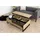 Sofa.de Gianutri Eiche / Metall schwarz 110 x 60 x 35 cm