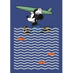 KOMAR Vliestapete »Mickey gone Surfin'«, bunt, glatt