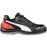 Puma Touring Black Low 643410200000044 ESD Sicherheitshalbschuh S3 Schuhgröße (EU): 44 Schwarz, Rot