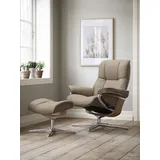 Stressless Mayfair mit Cross Base Rohleder 79 x 102 x 73 cm beige q2 faron