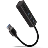 AXAGON HMA-CR3A, Kabelgebunden, USB 3.2 Gen 1 (3.1 Gen 1) Type-A, Schwarz, MMC,