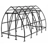 Westmann Stahl Gewächshaus Erweiterung Arrow Silber 200x300x250 cm