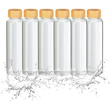 Relaxdays Trinkflasche Schwarz 0,5 l