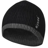 Elysee Strickmütze Ole universal schwarz/grau 100%PC/Wattierung:100%PES Feldtmann