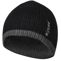 Elysee Strickmütze Ole universal schwarz/grau 100%PC/Wattierung:100%PES Feldtmann