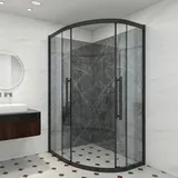neu.haus [neu.haus] Duschrückwandset Bladel 4er Set 120 x 60 cm Grey Diamond