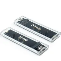 TooQ Tqe-2200 Externes Ssd M.2-gehäuse Durchsichtig Durchsichtig One Size