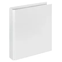 Veloflex 1151090 - Ringordner Basic, Ringbuch, A5, 2-Ring-Mechanik, 196 x 230 x 30, Karton, weiß