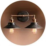 EDM Vintage Doppelwandlampe E27 60w - 63x15x29cm