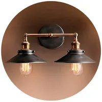 EDM Vintage Doppelwandlampe E27 60w - 63x15x29cm