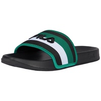 FILA Herren Morro Bay Stripes Slipper Slide Sandal, Black-Verdant Green, 42 EU