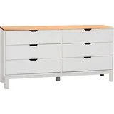 OTTO home Post 150 x 75 x 39 cm Beige / Weiß