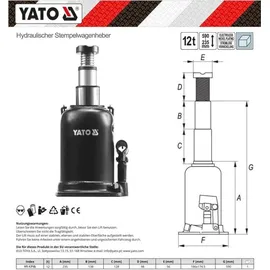 Yato YT-1715 Wagenheber hydraulisch,