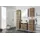 Saphir Quickset Badschrank mit 1 Tür und 2 Schubladen 35 x 90,5 x 33 cm Beige/Braun
