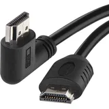 EMOS HDMI-Kabel 2.0 A Stecker 90° 5 m Schwarz