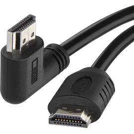 EMOS HDMI-Kabel 2.0 A Stecker 90° 5 m Schwarz