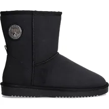 O'Neill Schlupfboots O'NEILL "BESIANA WOMEN HIGH", Damen, Gr. 36, schwarz (triple schwarz), Synthetik, Schuhe Schlupfboots, gefütterte Winterschuhe, Winterboots, Snowboots, Schlupfstiefel
