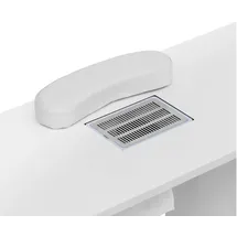 Physa Nageltisch Weiss / Silbern 3 Schubladen Handablage Maniküretisch
