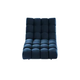 Switch Relaxliege Delphi Velours 80 x 91 x 166 cm Blau