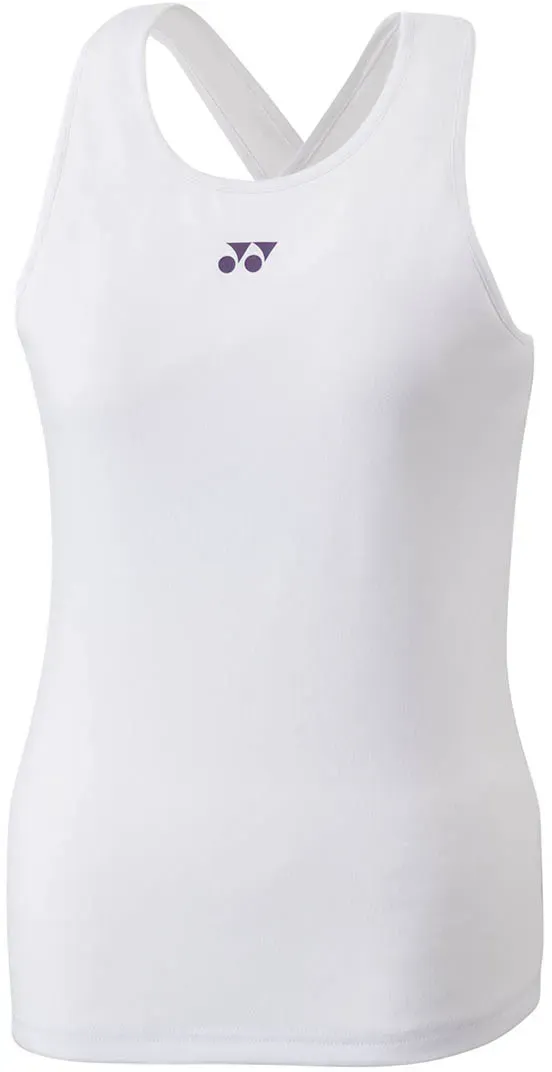 Yonex Tennis-Tank Wimbledon 2024 weiss Damen