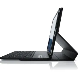 Aplic Tablet Bluetooth Tastatur mit Kunststoffcase für Apple iPad 9.7" Funktionstasten / QWERTZ - Schwarz