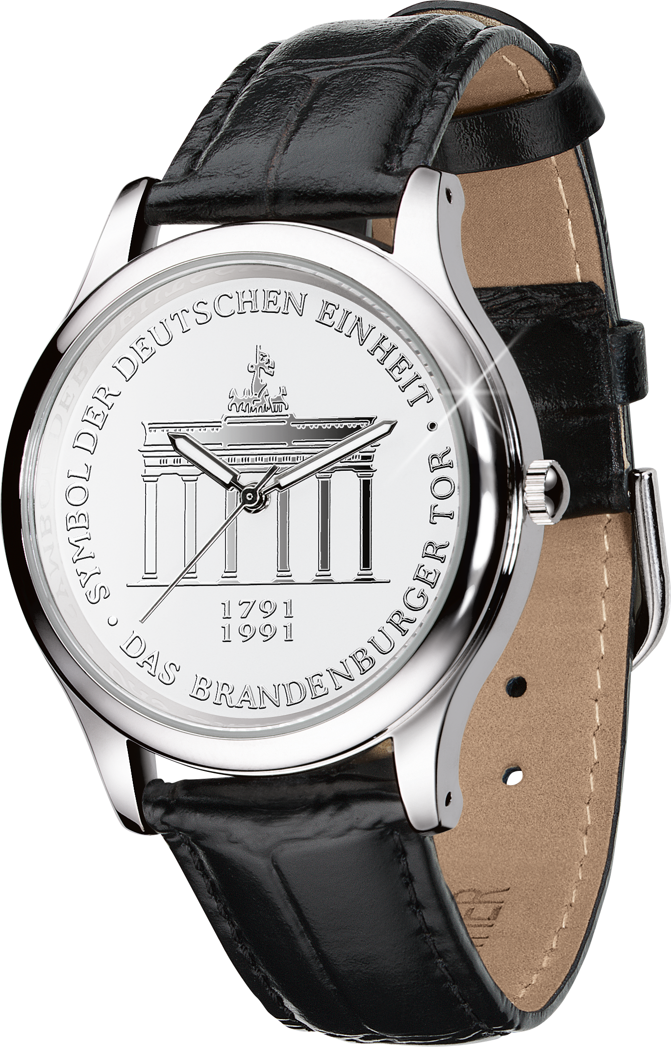 Hochwertige Armbanduhr im Münz-Design – "Brandenburger Tor"