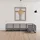 vidaXL Garten-Lounge-Set 5-tlg. grau Kiefer