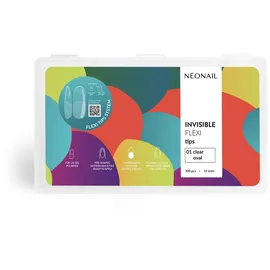 NeoNail Professional Invisible Flexi Tips 01 Clear Oval