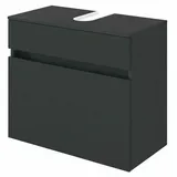 Held Waschbeckenunterschrank Baabe 60 x 55 cm Grau/Graphit