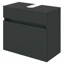 Held Waschbeckenunterschrank Baabe 60 x 55 cm Grau/Graphit