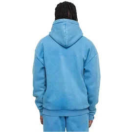 URBAN CLASSICS Stone Washed Kapuzenpullover Royal 3XL